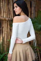 The Sleek One-shoulder