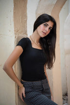 Square Neck Short Sleeve