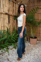 Knotted Shoulder Tee