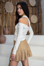 Bardot Crossover Top