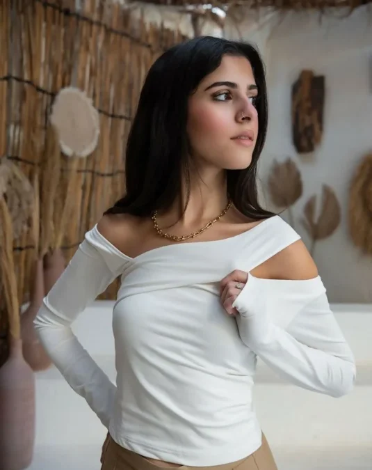 Bardot Crossover Top