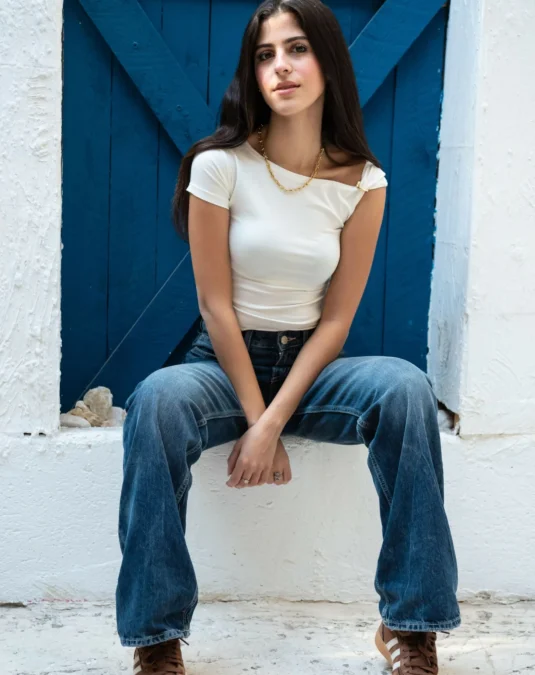 Knotted Shoulder Tee