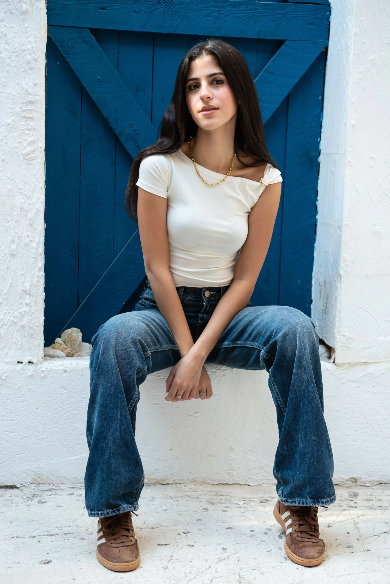 Knotted Shoulder Tee