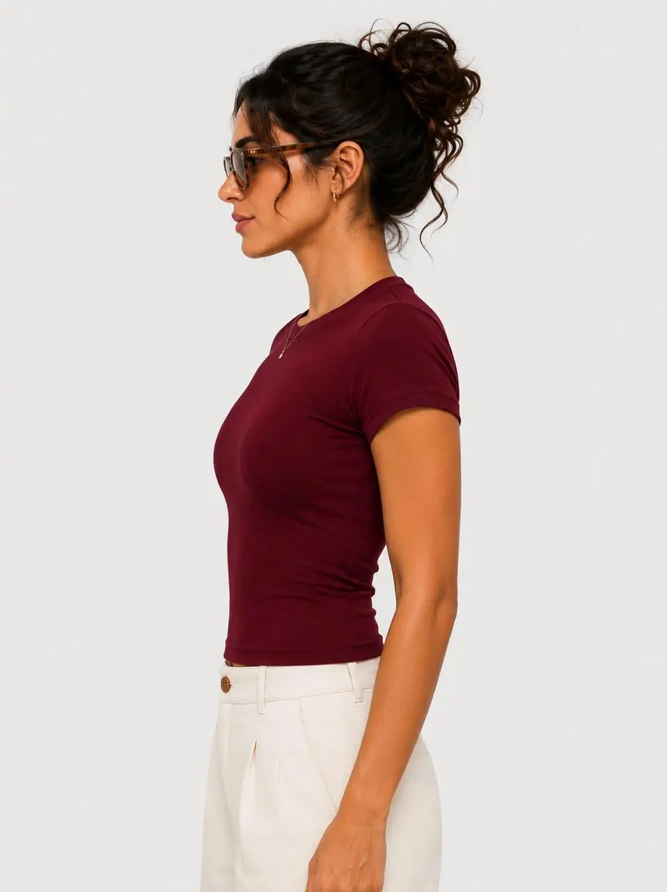 Round Neck Short Sleeve