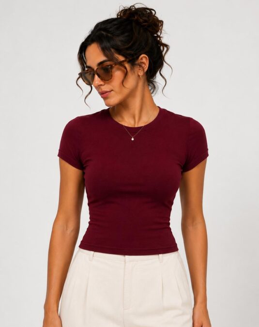 Round Neck Short Sleeve